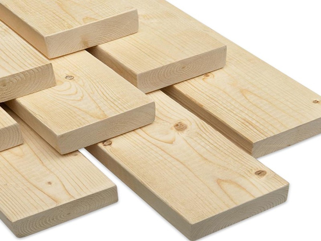 Строганная Сухая Доска - 40х100х6000 - Лиственница